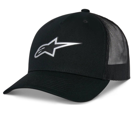 CAPPELLO ALPINESTARS REFLECT AGE T H NERO LOGO BIANCO