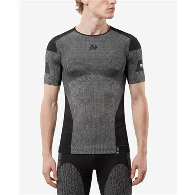 MAGLIA SIX MANICA CORTA NERA CARBON