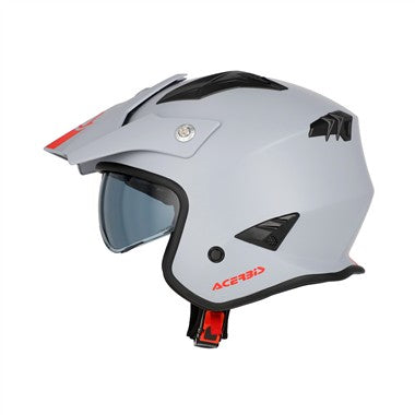 CASCO ACERBIS JET ARIA 2206 GRIGIO CHIARO