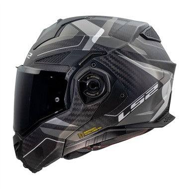 CASCO REVERSIBILE LS2 FF901 ADVANT X CARBONIO HORIZON SILVER GREY 06