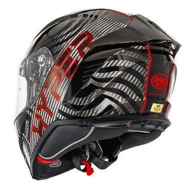CASCO INTEGRALE PREMIER 26 HYPER CARBONIO ROSSO PS2