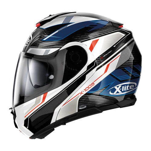 CASCO MODULARE X-LITE X-1005 ULTRA POWERTRA 041 CARBON BIANCO ROSSO BLU - Della Categoria Caschi Outlet Produttore Nolan Helmets - A soli €432! Acquista ora su Due Ruote Accessori