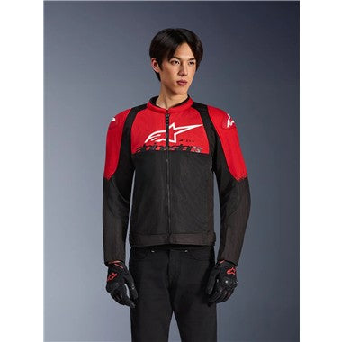 GIUBBINO UOMO ALPINESTARS SMX AIR NERO ROSSO TAGLIA
