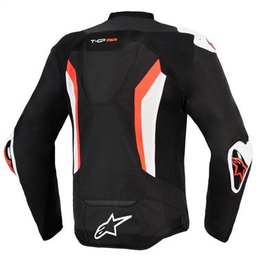GIUBBINO UOMO ALPINESTARS T-GP AIR NERO ROSSO FLU