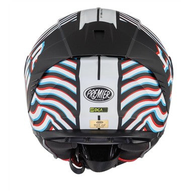 CASCO INTEGRALE PREMIER 26 HYPER PSY8BM BIAN-NERO-BLU-ROSSO OPACO