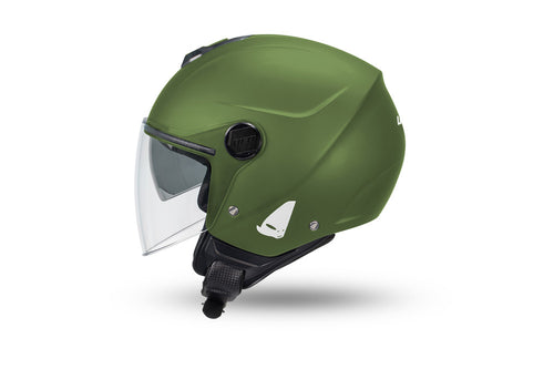 CASCO UFO JET NIXIE DOPPIA VISIERA VERDE OPACO - Della Categoria Caschi Jet Produttore UFO PLAST - A soli €60.20! Acquista ora su Due Ruote Accessori