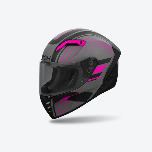 CASCO INTEGRALE AIROH CONNOR ACHIEVE FUXIA OPACO