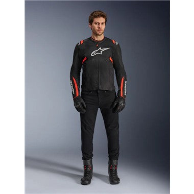 GIUBBINO ALPINESTARS T-SPS AIR V2 NERO ROSSO FLU