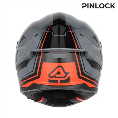 CASCO INTEGRALE ACERBIS TARMAK-X FIBRA GRIGIO-ROSSO