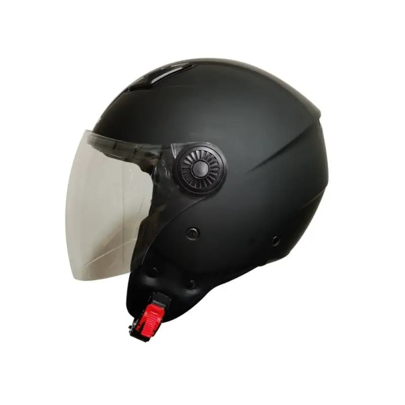 CASCO JET DIEFFE DF21 NERO OPACO