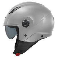CASCO DEMI-JET KV58 GRIGLIO LUCIDO