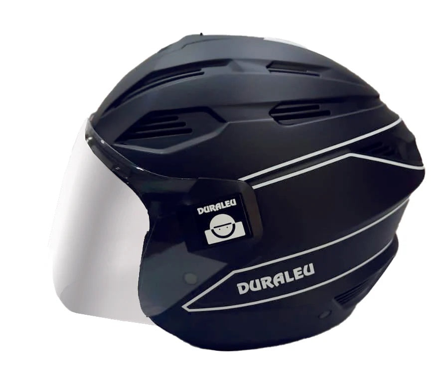 CASCO JET DURALEU TRENDY NERO OPACO - Della Categoria Caschi Jet Produttore DURALEU - A soli €71.20! Acquista ora su Due Ruote Accessori