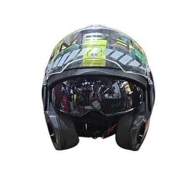 CASCO CONVERTIBILE MPH ARTRA NERO GIALLO FLU OPACO ECE 22.06 FLIP UP
