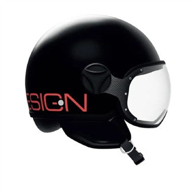 CASCO JET FGTR CLASSIC MOMODESIGN E2206 TWOFOLD OPACO NERO BLU ROSSO