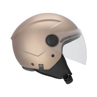 CASCO JET ACERBIS BREZZA OMOL.22.06 MARRONE OPACO