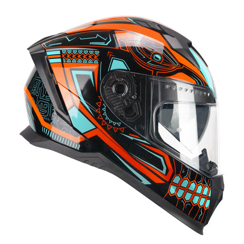 CASCO INTEGRALE CGM 311A BLAST MONO NERO ARANCIO AZZURRO LUCIDO - Della Categoria Caschi Integrale Produttore CGM HELMETS - A soli €93! Acquista ora su Due Ruote Accessori