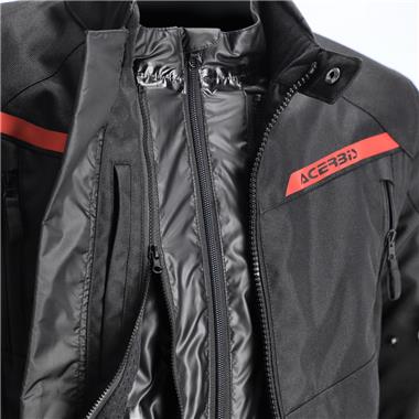 GIUBBINO UOMO ACERBIS CE X STREET NERO ROSSO