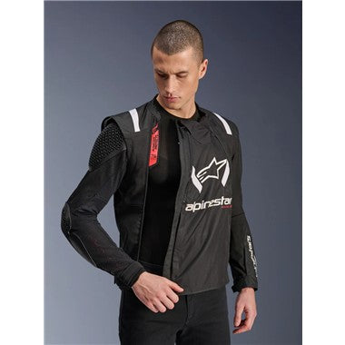 GIUBBINO ALPINESTARS T-STUNT AIR JACKET NERO BIANCO