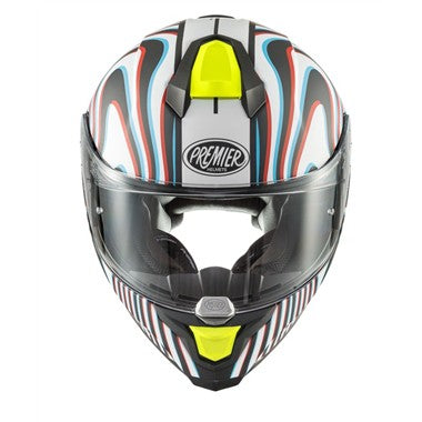 CASCO INTEGRALE PREMIER 26 HYPER PSY8BM BIAN-NERO-BLU-ROSSO OPACO