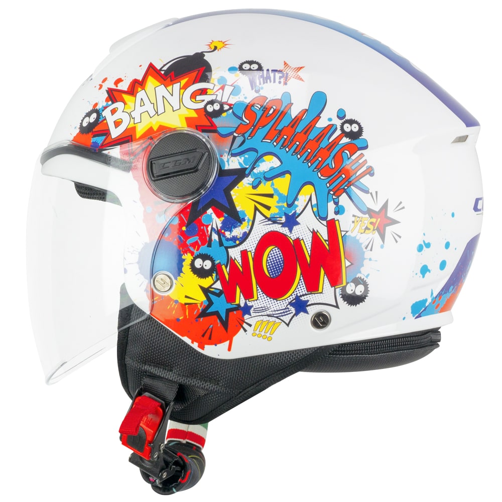 CASCO BAMBINO CGM YOUNG 261G MINI COMICS BLU BIANCO - Della Categoria Caschi Bambino Produttore CGM HELMETS - A soli €69! Acquista ora su Due Ruote Accessori