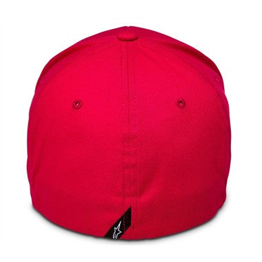 CAPPELLO ALPINESTARS CORP SHIFT 2 CURBRIM ROSSO LOGO BIANCO