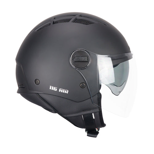 CASCO JET CGM 116A AIR MONO NERO OPACO