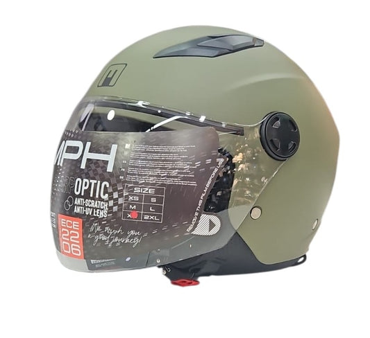 CASCO JET MPH STAR OMOLOG.2206 VERDE OPACO