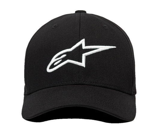 CAPPELLO ALPINESTARS AGELESS CURVE HAT NERO LOGO BIANCO