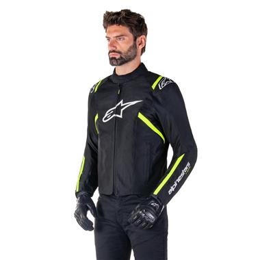 GIUBBINO UOMO TESSUTOALPINESTARS T-SPS V2 WP NERO BIANCO GIALLO FLU