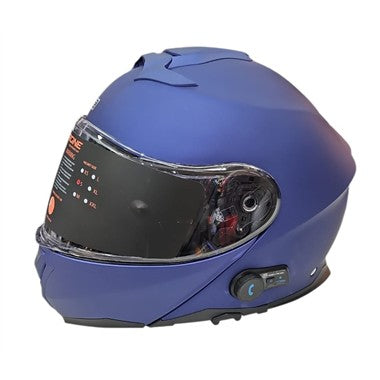 CASCO MODULARE ORIGINE LOGIC CON BLUETOOTH BLU OPACO