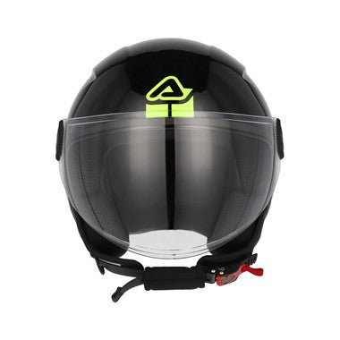 CASCO JET ACERBIS BREZZA OMOL.22.06 NERO LUCIDO
