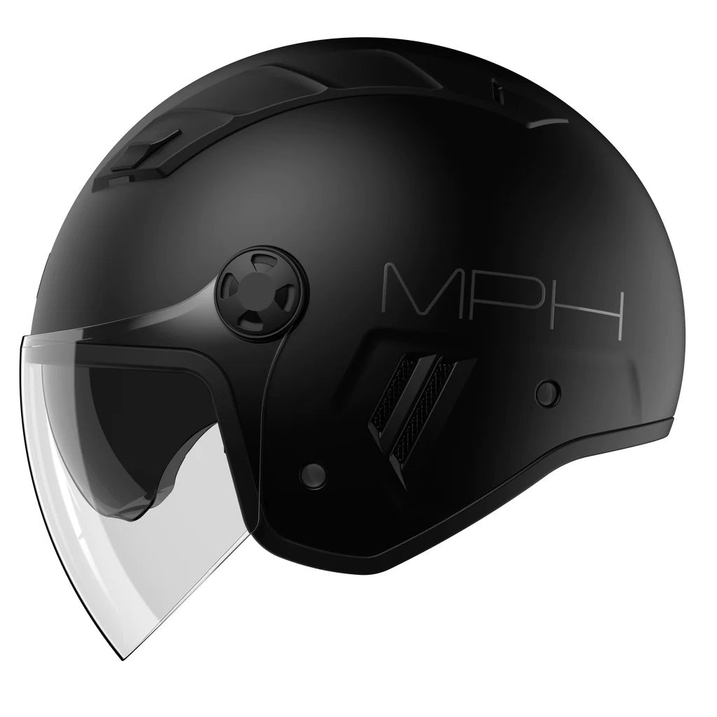 CASCO JET MPH AIRE NERO OPACO ECE 22.06