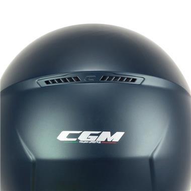 CASCO JET CGM 167A FLO MONO PETROLIO OPACO VISIERA LUNGA