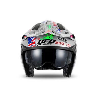 CASCO UFO SHERATAN JET UFO GRAPHIC 2.0 BIANCO OPACO - Della Categoria Caschi Jet Produttore UFO PLAST - A soli €83.80! Acquista ora su Due Ruote Accessori
