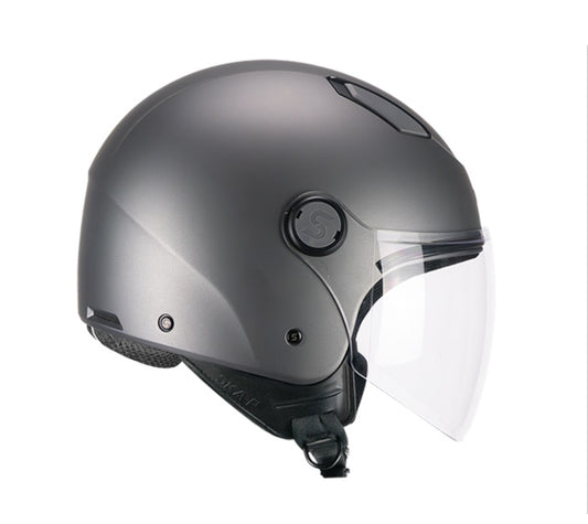 CASCO JET SKA-P 1LHA LUKE MONO ANTRACITE SATINATO - Della Categoria Caschi Jet Produttore CGM HELMETS - A soli €44.25! Acquista ora su Due Ruote Accessori