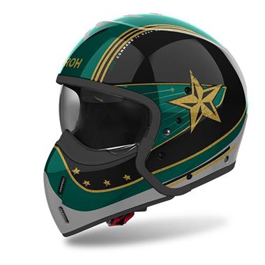 CASCO SCOMPONIBILE AIROH J 110 COMMAND MINT GREEN GLOSS J1C34 - Della Categoria Caschi Scomponibile Produttore Airoh - A soli €225! Acquista ora su Due Ruote Accessori