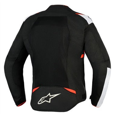 GIUBBINO ALPINESTARS T-SPS AIR V2 JACKET NERO BIANCO ROSSO FLU