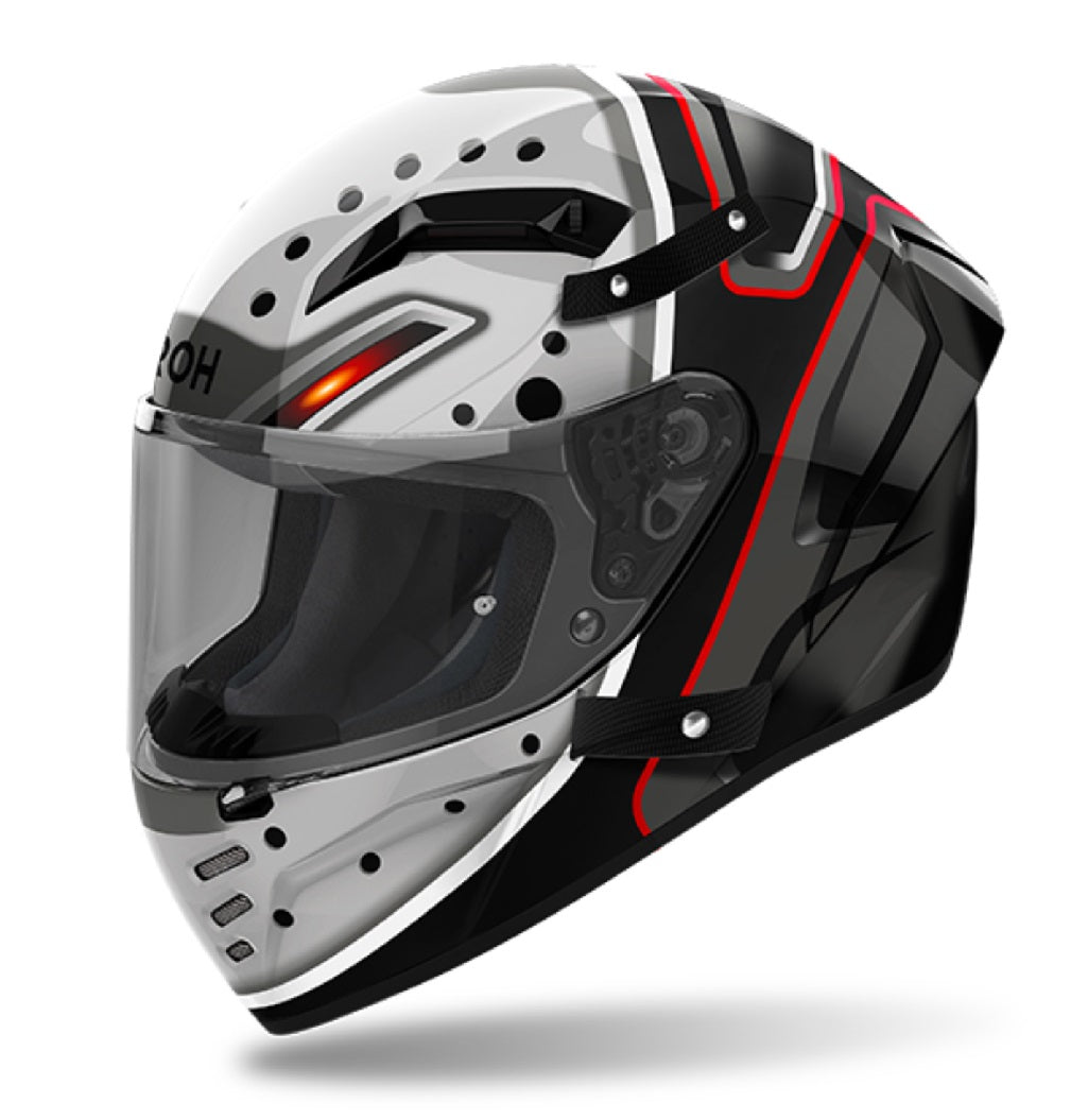 CASCO INTEGRALE AIROH CONNOR MASKER GLOSS CNM17