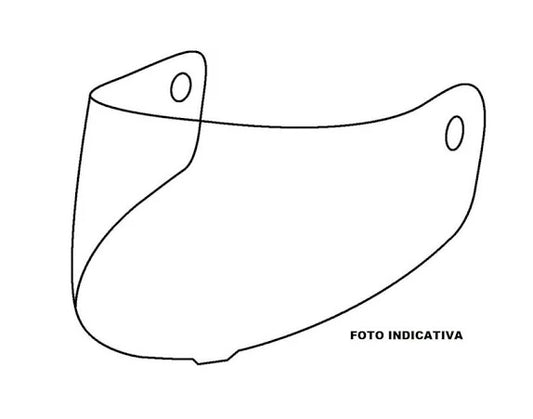 VISIERA TRASPARENTE MPH LUNGA ONE AIR