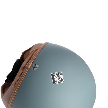 CASCO EL JETTIN 6.0 TUCANO PETROLIO BLU OPACO INTERNO MARRONE - Della Categoria Caschi Jet Produttore Tucano Urbano - A soli €68! Acquista ora su Due Ruote Accessori