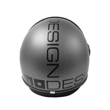 CASCO JET MOMO FIGHTER FGTR EVO TITANIO OPACO DOPPIA VISIERA