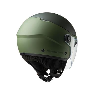 CASCO JET EL POP TUCANO VERDE OPACO