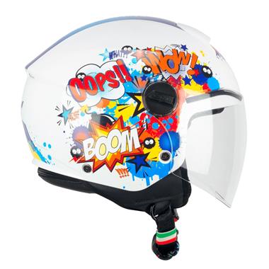 CASCO BAMBINO CGM YOUNG 261G MINI COMICS BLU BIANCO - Della Categoria Caschi Bambino Produttore CGM HELMETS - A soli €69! Acquista ora su Due Ruote Accessori