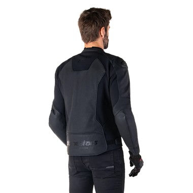GIUBBINO ALPINESTARS FASTER V3 AIRFLOW LEATHERNERO NERO