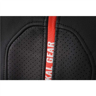 GIUBBOTTO PELLE UOMO IXON JACKAL JKT NERO-BIANCO-ROSSO