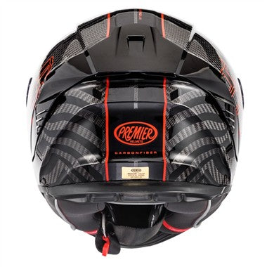 CASCO INTEGRALE PREMIER 26 HYPER CARBONIO ROSSO PS2