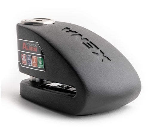 BLOCCADISCO CON ALLARME XENA XX10 PERNO RINFORZATO 10 MM NERO