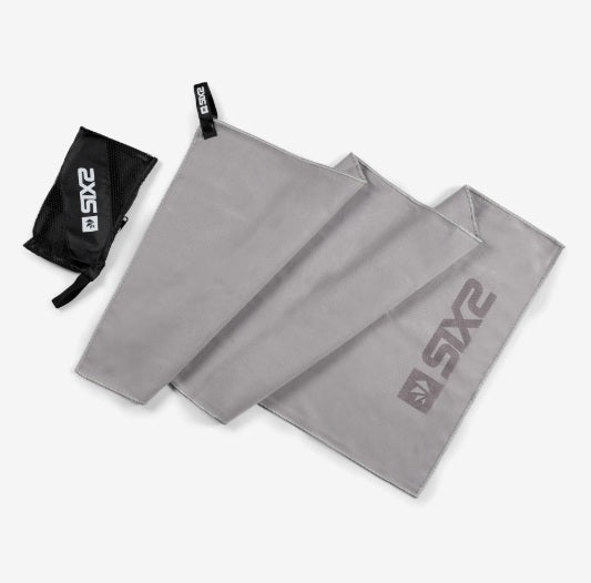 Asciugamano microfibra SIXS GREY-BLACK - 40x80