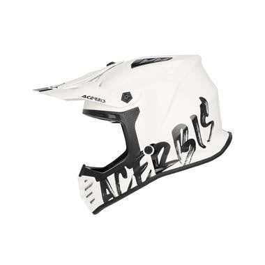 CASCO CROSS BAMBINO ACERBIS PROFILE  BIANCO-NERO TAGLIA 50