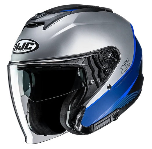 CASCO JET HJC I31 TARO MC2SF GRIGIO BLU